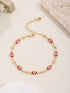 Religious series Jewelry enamel Türkiye evil eye anklet bracelet Women&