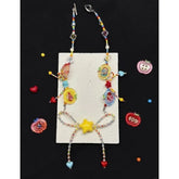 Beaded Star Bow Charm Necklace – view 4