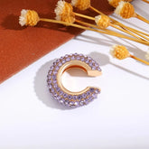 1Pcs Colorful Zircon C Shaped Cartilage Clip Earrings Women Exquisite Luxury No Pierced Copper Ear Cuff Fashion Jewelry Espiga Jewelry