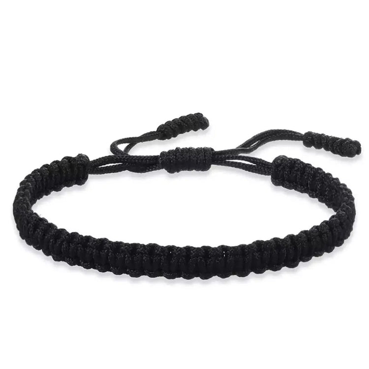 Handmade Braid String Bracelets Red Black Buddhist Tibetan Woven Rope Good Luck Amulet Bracelet for Women Girls Jewelry ﻿Gifts Espiga Jewelry
