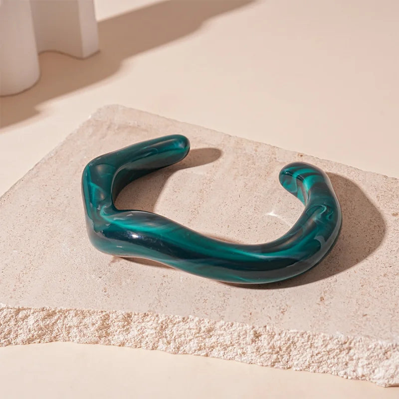 Acrylic Jelly Cuff Bangle Espiga Jewelry