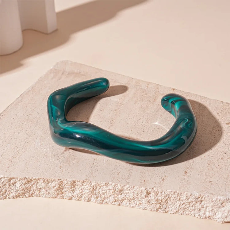Acrylic Jelly Cuff Bangle Espiga Jewelry