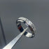 18K gold-plated rotatable single diamond ring for couples Espiga Jewelry