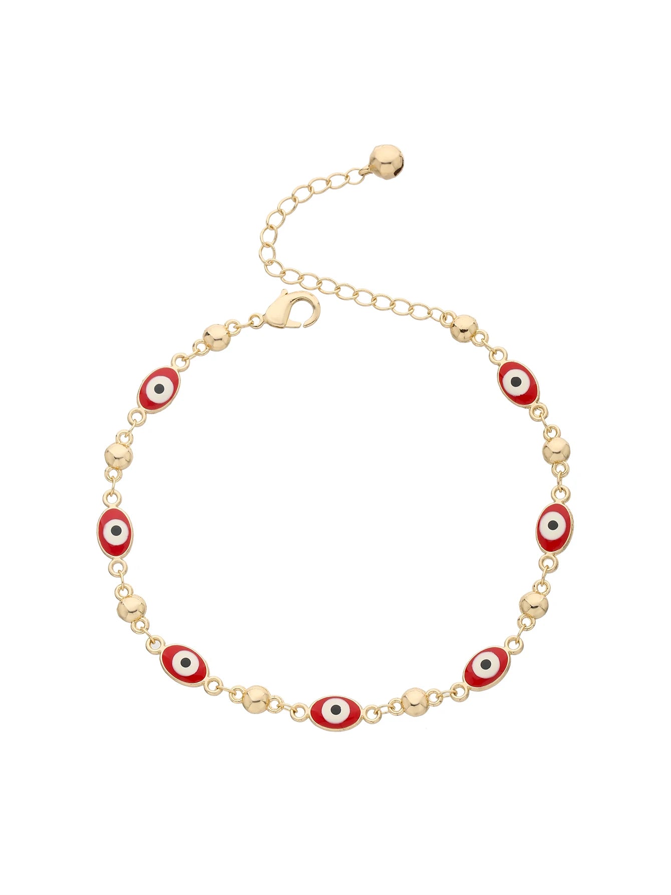 Religious series Jewelry enamel Türkiye evil eye anklet bracelet Women&