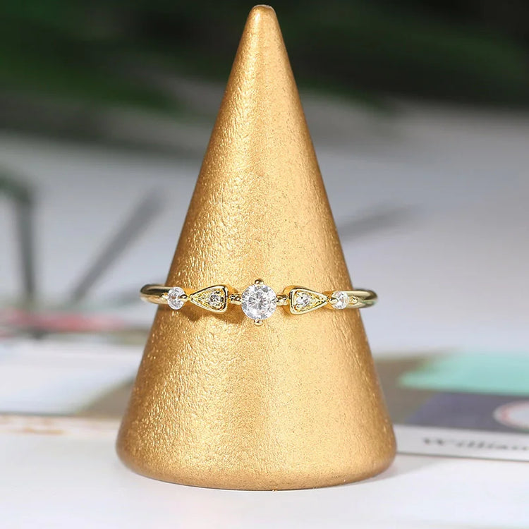 Delicate Zircon Promise Ring – view 3