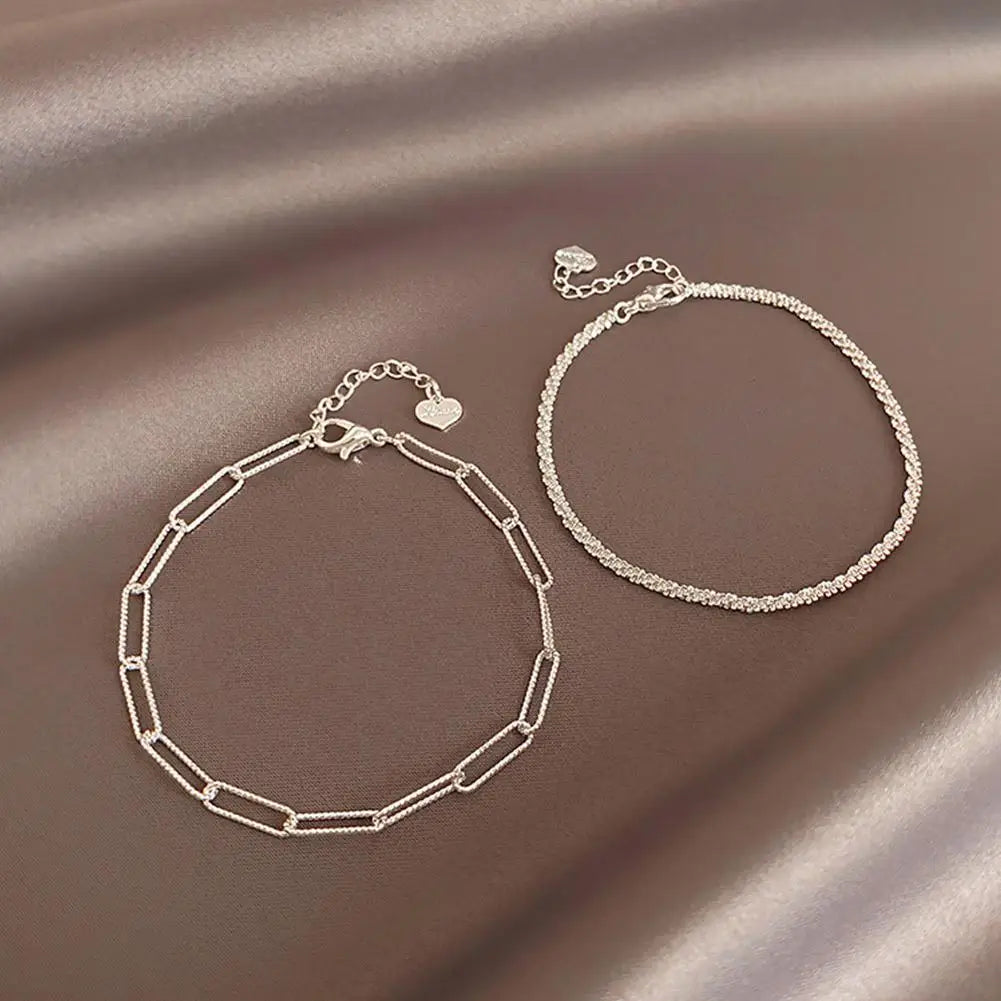 Chain Bracelet Delicate Trendy Fancy Hand Ornament Exquisite Chain Bracelet With Captivating Shine Dazzling Hand Ornament Unique Espiga Jewelry