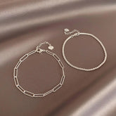 Chain Bracelet Delicate Trendy Fancy Hand Ornament Exquisite Chain Bracelet With Captivating Shine Dazzling Hand Ornament Unique Espiga Jewelry