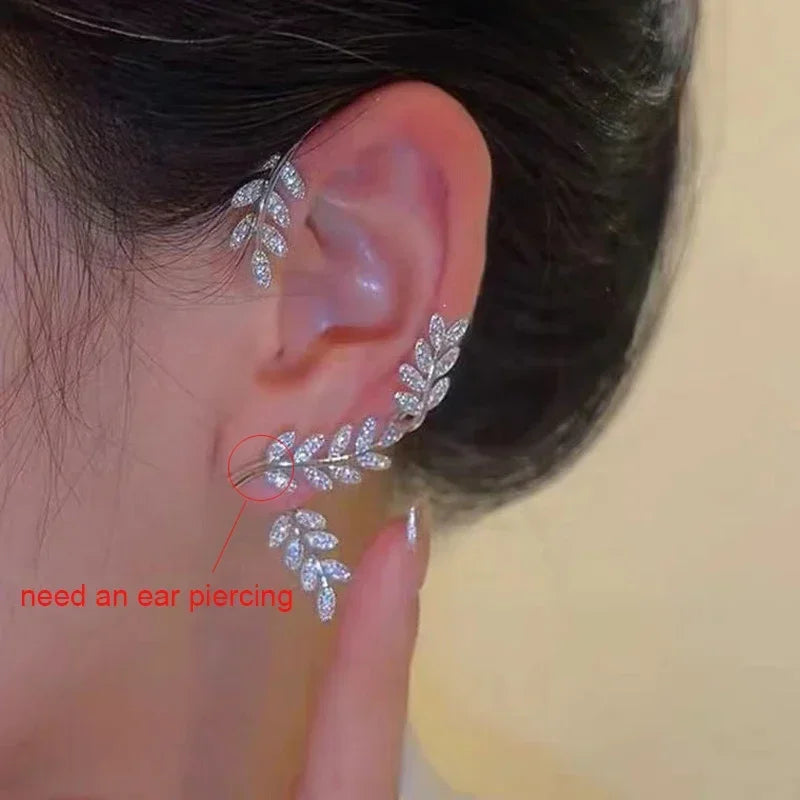 Leaf Butterfly Ear Cuff Espiga Jewelry