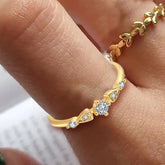 Delicate Zircon Promise Ring
