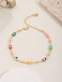 Religious series Jewelry enamel Türkiye evil eye anklet bracelet Women&