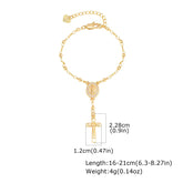 Catholic Cubic Zirconia Rosary Cross Beaded Link Bracelets, Oval Jesus Coss Jewelry, Religion Gold Plated Bracelet Espiga Jewelry