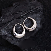 925 Sterling Silver Earrings For Women Trendy Simple Circle Handmade Earring Jewelry Prevent Allergy Party Accessories Espiga Jewelry