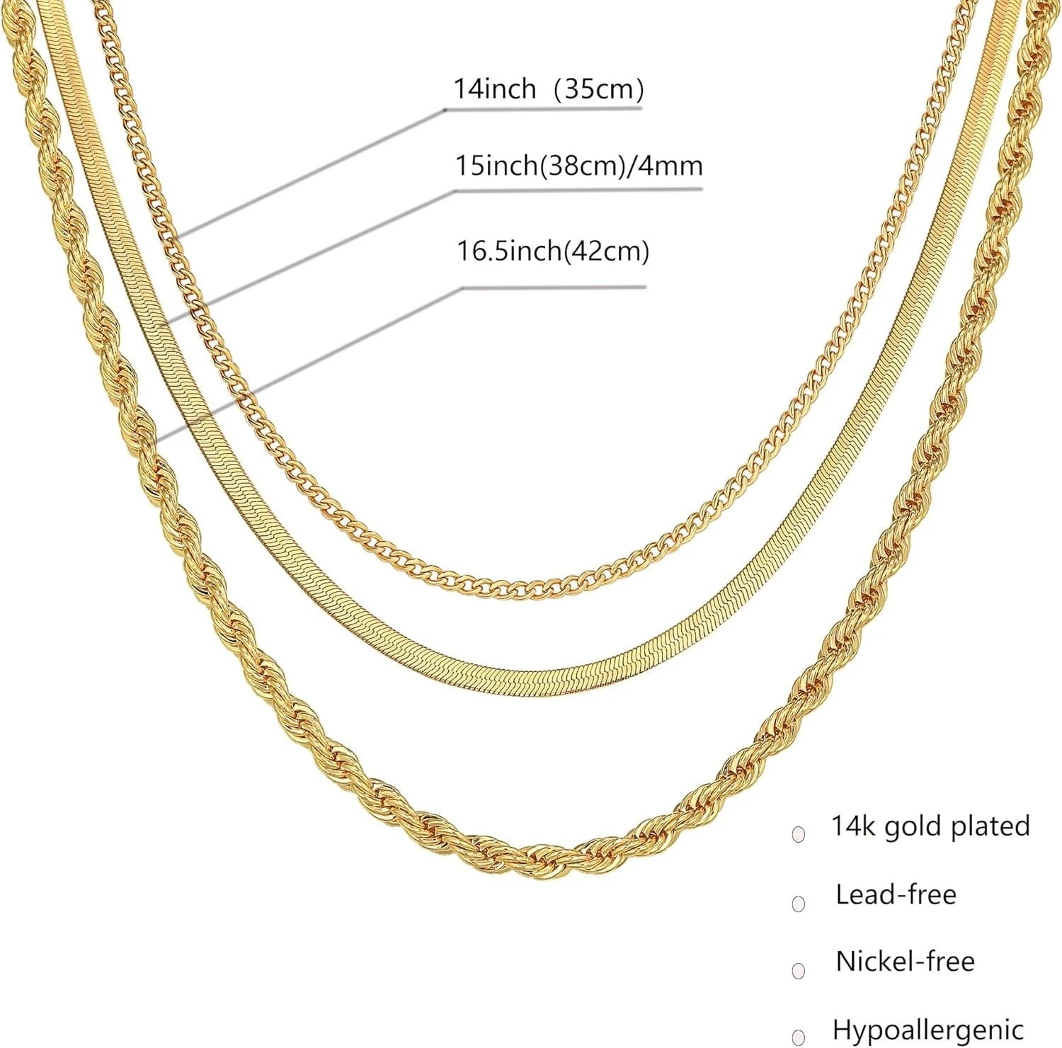 Necklace for Women Gold Necklace Silver Plated Necklace Gold Plated SnakeGold Chain Choker Necklaces Gold Jewelry Gift for Women Espiga Jewelry