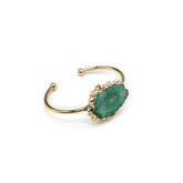 Fashion Jewerly Gift Bracelets Femme Acier Inoxidable Zinc Alloy Cuff Bracelet Fashion Colorful Natural Embryo Agate Stone Espiga Jewelry