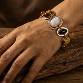 Boho Resin Stone Link Bracelet – view 4
