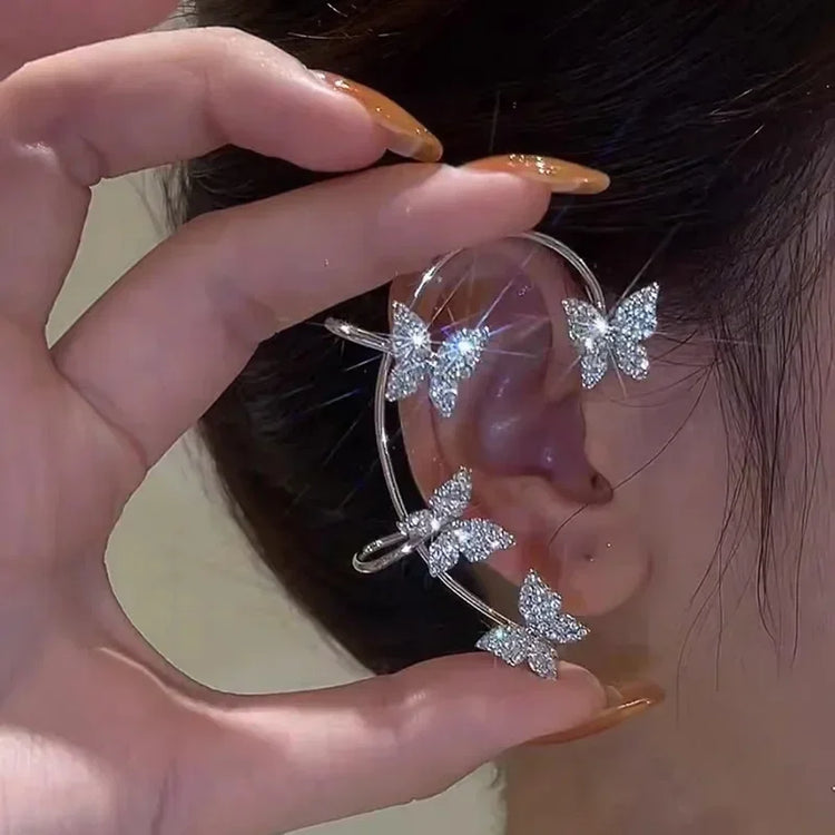 Leaf Butterfly Ear Cuff Espiga Jewelry