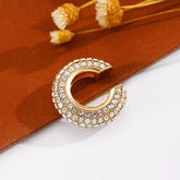 1Pcs Colorful Zircon C Shaped Cartilage Clip Earrings Women Exquisite Luxury No Pierced Copper Ear Cuff Fashion Jewelry Espiga Jewelry