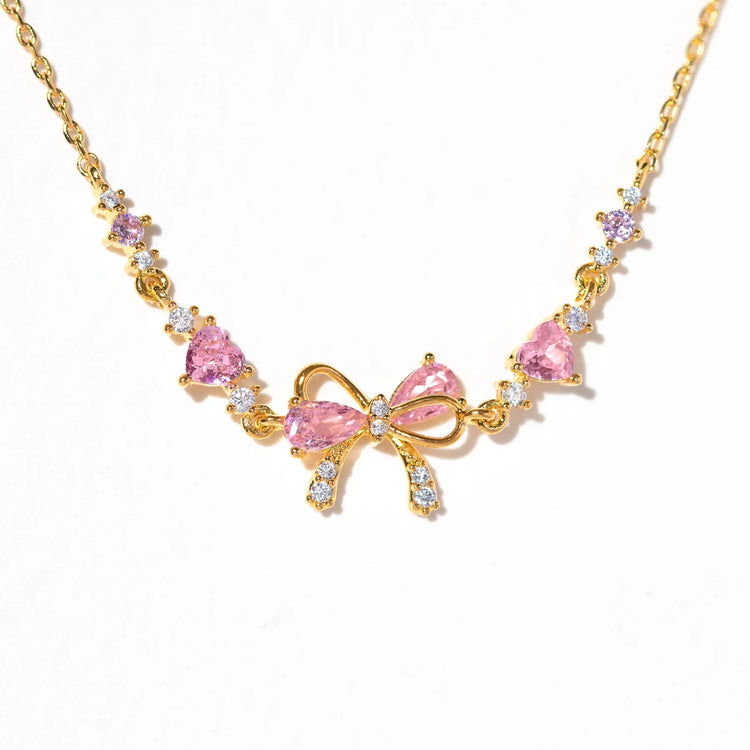 New Fashion Women Girls Trendy Sweetness Lovely Shiny Zircon Bow Bowknot Chain Bracelets Jewelry Female Party Gifts Espiga Jewelry