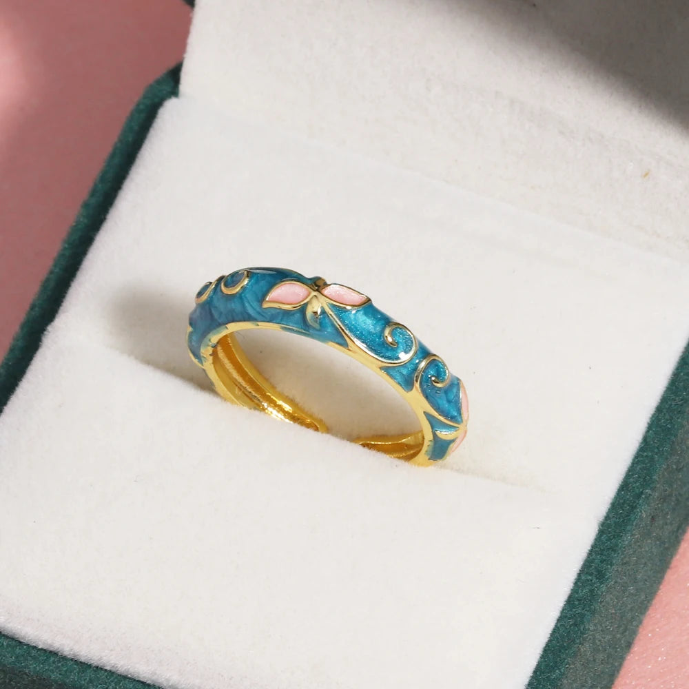 Gold Geometric Ring – Style A