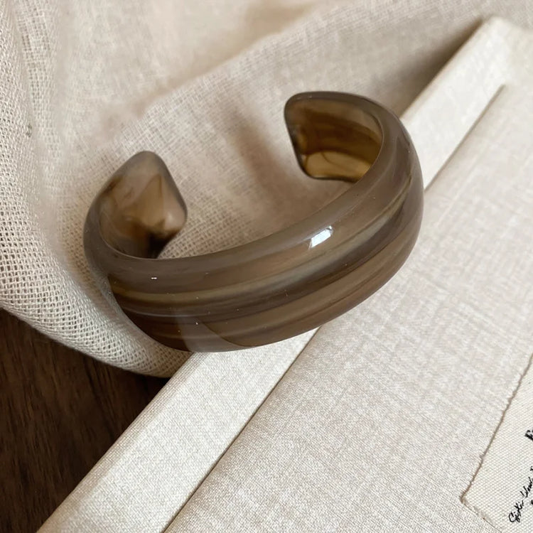 Acrylic Jelly Cuff Bangle Espiga Jewelry