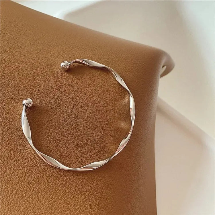 Women Jewelry Wedding Party Premium Gift Wholesale New Fashion Trend Unique Design Elegant Exquisite Twist Simple Bracelet Espiga Jewelry