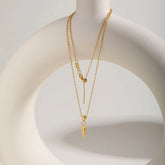 Conch Necklace, Small Pendant,stainless Steel Link DIY Adjustable, Daily Jewelry Espiga Jewelry