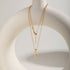 Conch Necklace, Small Pendant,stainless Steel Link DIY Adjustable, Daily Jewelry Espiga Jewelry