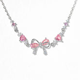 New Fashion Women Girls Trendy Sweetness Lovely Shiny Zircon Bow Bowknot Chain Bracelets Jewelry Female Party Gifts Espiga Jewelry