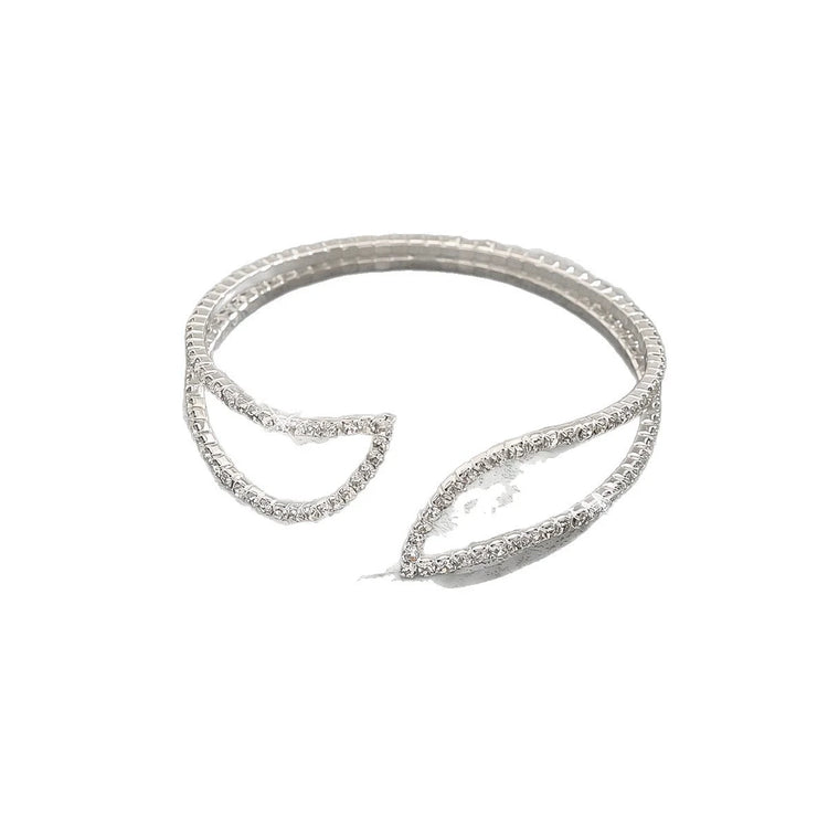 Hand bracelet jewelry - fashionable wristbands, rhinestone elastic gemstone-set bracelets, open-ended bracelets Espiga Jewelry