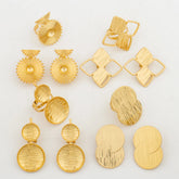 New   Plated Jewelry Set For Women Design Dubai Fashion Earrings and Ring Set African Bridal Wedding Jewelry Party Gift Espiga Jewelry