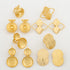 New   Plated Jewelry Set For Women Design Dubai Fashion Earrings and Ring Set African Bridal Wedding Jewelry Party Gift Espiga Jewelry