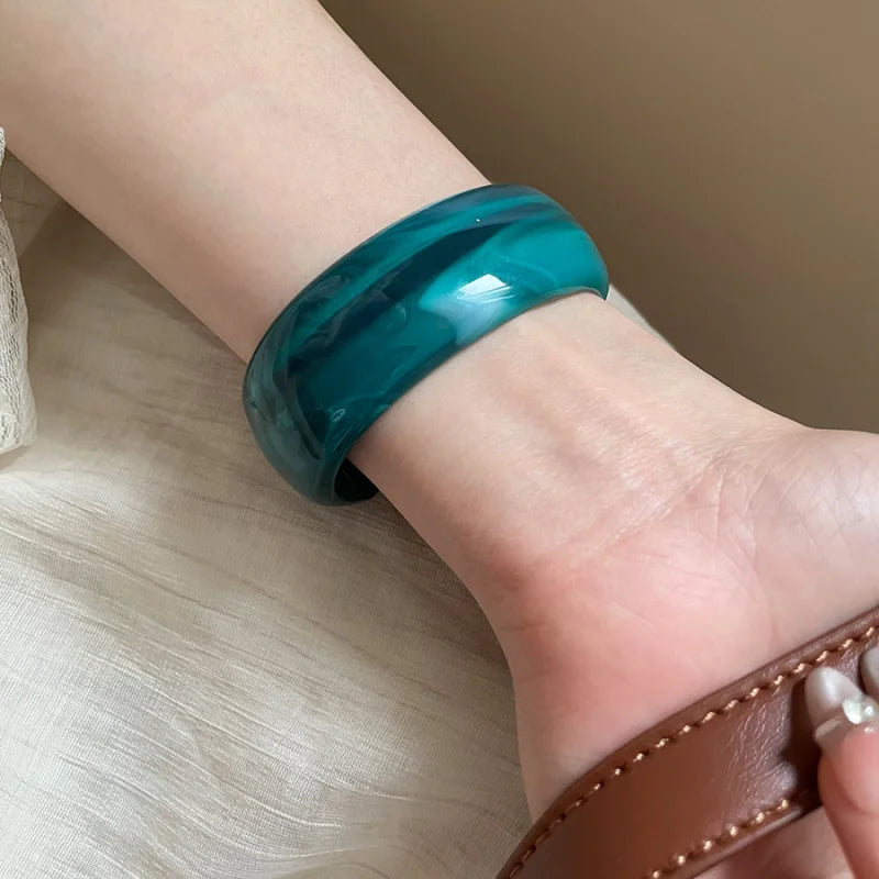 Acrylic Jelly Cuff Bangle Espiga Jewelry