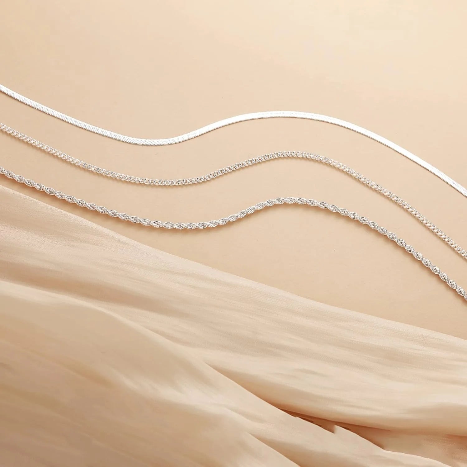 Necklace for Women Gold Necklace Silver Plated Necklace Gold Plated SnakeGold Chain Choker Necklaces Gold Jewelry Gift for Women Espiga Jewelry