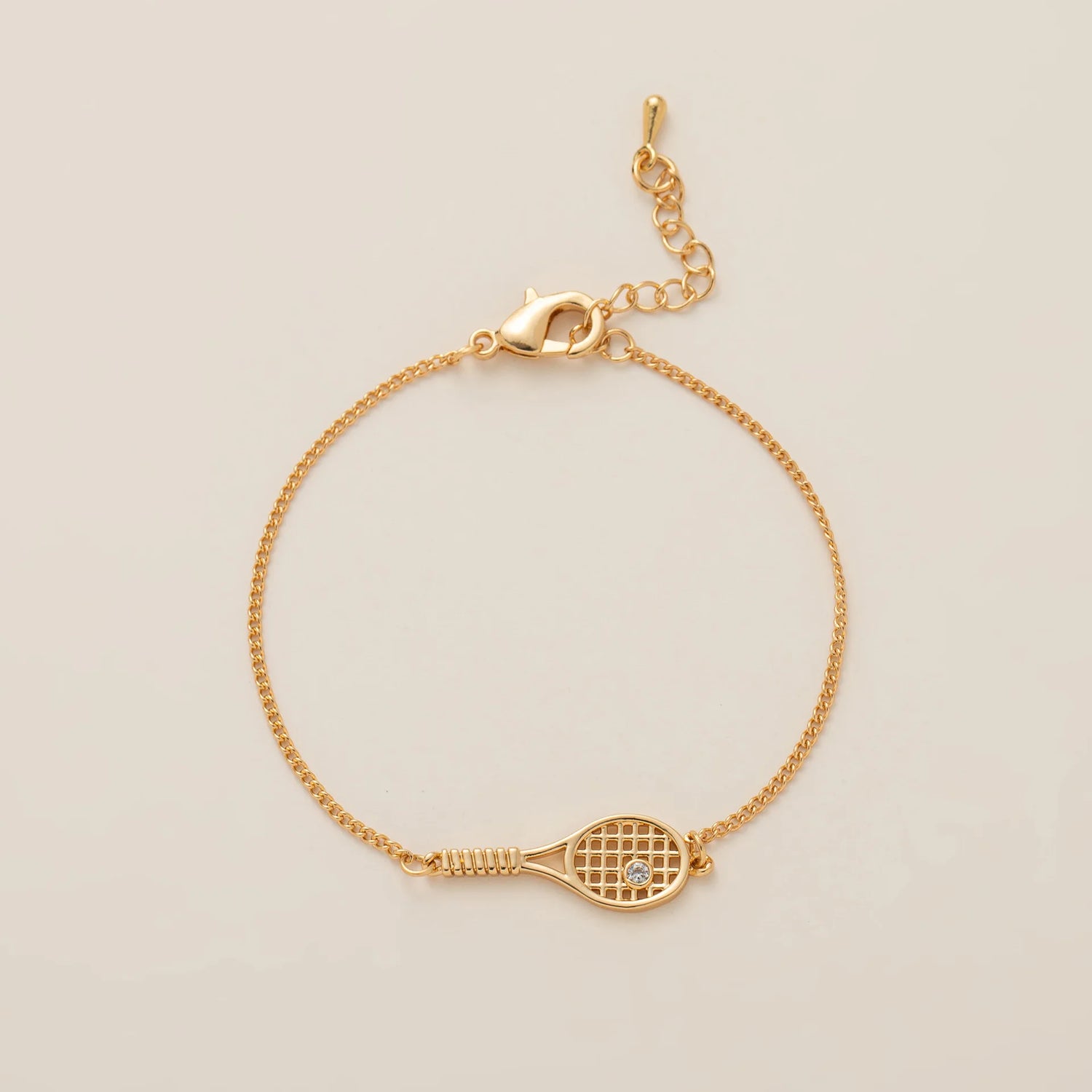 Tennis Racket Necklace Minimalist Alloy Pendant Sporty Chic Choker Adjustable Chain Athleisure Jewelry Gift for Her Espiga Jewelry
