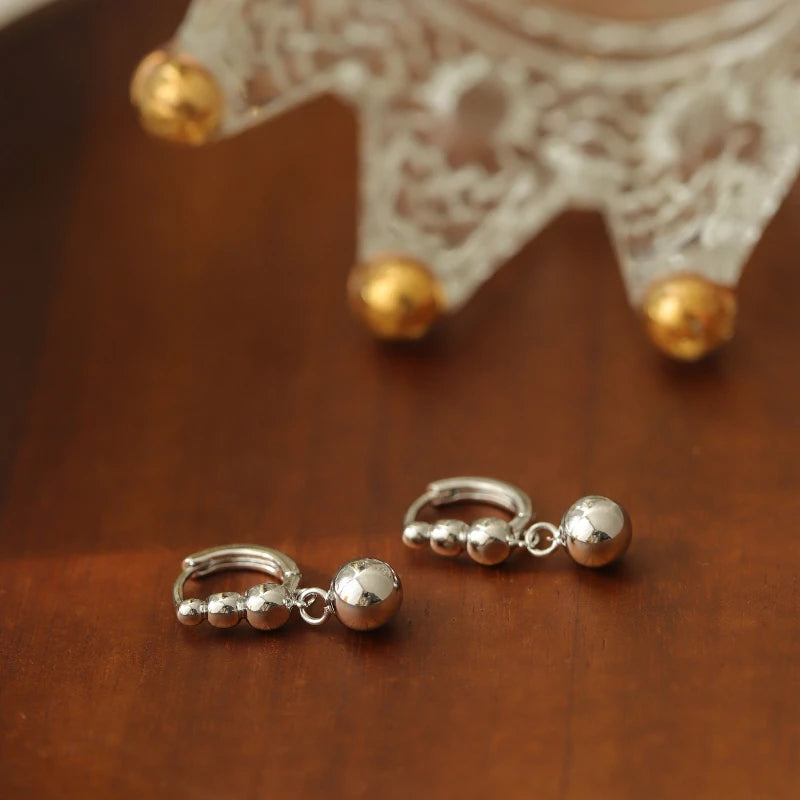 925 Sterling Silver Earrings Simple Fashionable Design New Unique Delicate Exquisite Sweet Charming Ear Ornaments for Women Espiga Jewelry